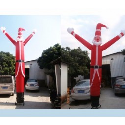 Hombre inflable del baile del aire de Papá Noel para la Navidad