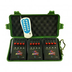 12 Cue Wireless Fireworks Firing control system equipment+Remote+12pcs Igniters