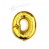 1 шт. 16inch золото цветной номер шара алюминиевой фольги шарф рождения свадьбы украшение cel