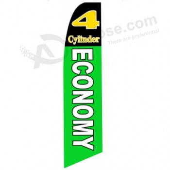 Professional custom printed outdoor swooper flag with your logo