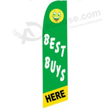 Custom Wholesale Swooper Flag on Sale 322x75 with your logo