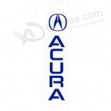 Wholesale customized High-end custom 322x75 acura swooper flag with high quality and any size