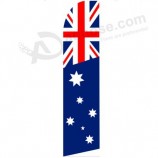 Wholesale customized High-end custom 322x75 australia swooper flag with high quality and any size