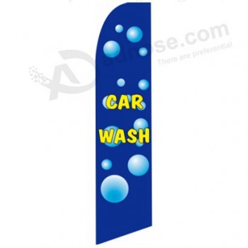 Car wash swooper flags factory wholesale custom printing outdoor advertising with your logo