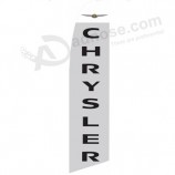 Professional Customized 322x75 chrysler new swooper flag with high quality and any size