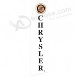 Wholesale customized Professional custom 322x75 chrysler swooper flag with high quality and any size