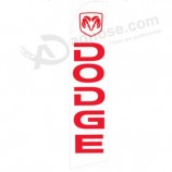 Wholesale customized Professional custom 322x75 DODGE new swooper flag with high quality and any size