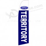 Wholesale customized Professional custom 322x75 ford territory B swooper flag with high quality and any size