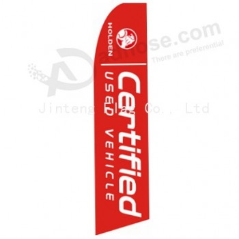Wholesale customized Professional custom 322X75 holden certified swooper flag