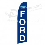 Wholesale customized Outdoor custom printing wholesale 322x75 ford (2) swooper flags with high quality and any size