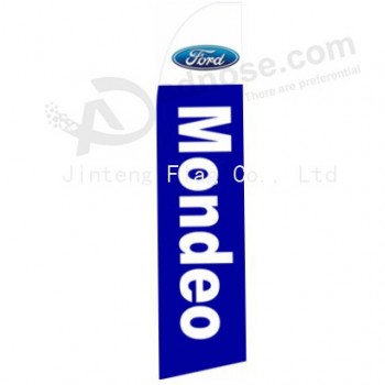 Wholesale customized Outdoor custom printing wholesale 322x75 ford mondeo swooper flags