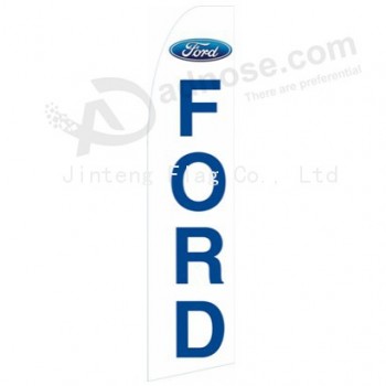 Großhandel angepasste professionelle benutzerdefinierte 322 x 75 Ford Swooper Flaggege