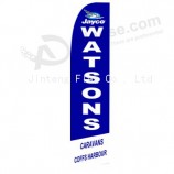 Wholesale customized Outdoor custom printing wholesale 322X75 swooper flags with high quality and any size