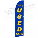 Wholesale customized Professional custom 322x75 quality used car 286c swooper flag with high quality and any size