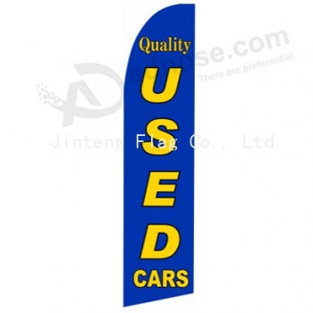 Wholesale customized Professional custom 322x75 quality used car 286c swooper flag