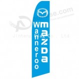 Wholesale customized High-end custom 322x75 mazda wanneroo b swooper flag with high quality and any size