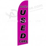 Wholesale customized Professional custom 322x75 quality used car 2395c swooper flag with high quality and any size