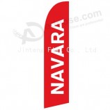 Wholesale customized Factory direct wholesale 322x75 navara swooper flag with high quality and any size