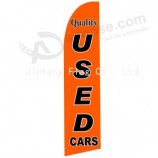 Wholesale customized Outdoor custom printing wholesale 322x75 quality  swooper flags with high quality and any size