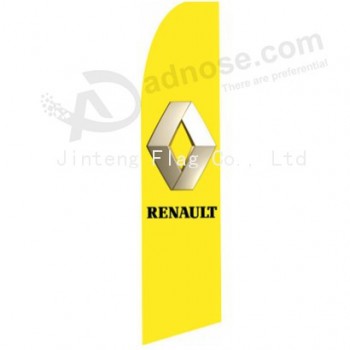 Großhandel angepasst hoch-Ende benutzerdefinierte 322 x 75 Renault Swooper Flagge