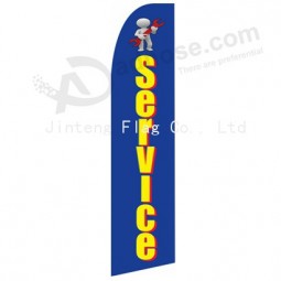Outdoor service advertising feather flying flag with your logo