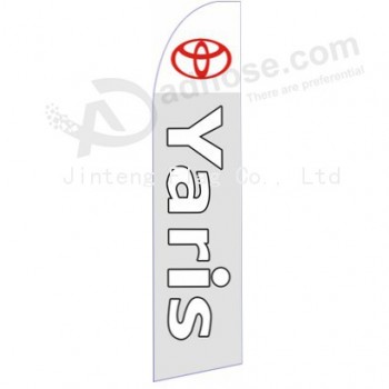 Großhandel angepasst hoch-End benutzerdefinierte 322 x 75 Toyotas Yaris Swooper Flaggege