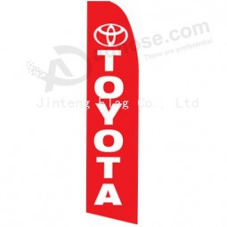Beautiful promotional feather flag for advertising with your logo