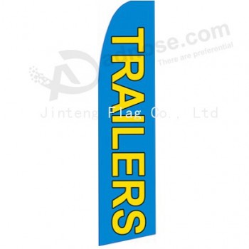 Decoration feather banner for makerketing advertise