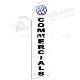 Commercial message swooper flag factory wholesale with high quality and any size