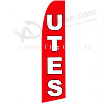 Wholesale outdoor advertising message swooper flag with your logo