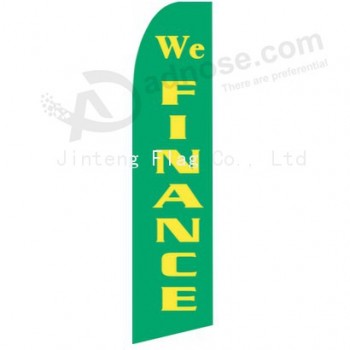 Low MOQ display outdoor printed feather banner with your logo