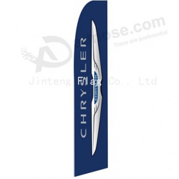 Promotional advertising polyester feather flag with custom logo