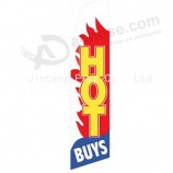 2025 hot sale outdoor swooper feather flag with high quality and any size