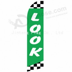 Single side printing advertising feather flags