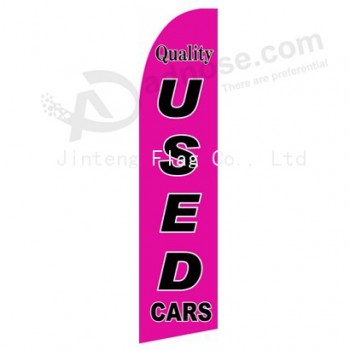 Custom commercial flag used car adversiting with your logo