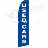 Simple design commercial message swooper flag wholesale with high quality and any size