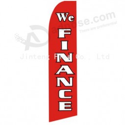 Custom logo printed swooper flag banner with cheap price with your logo