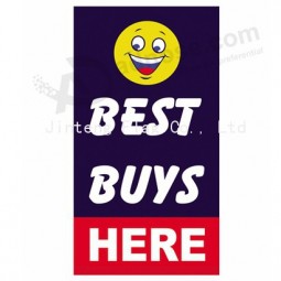 Outdoor custom printing wholesale RSF323 Flat Top Flag with high quality and any size