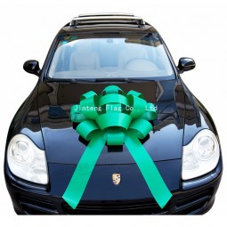 Wholesale satin car bows 3B7A5593 for holiday decorations