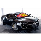 Factory wholesale custom windshield banners for cars with high quality and any size