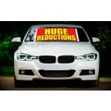 Factory wholesale custom windshield banners for cars with high quality and any size