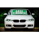 Factory wholesale custom vinyl windshield banners with high quality and any size