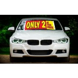 Factory wholesale custom windshield banners graphics only2 with high quality and any size