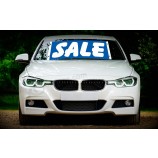 Factory wholesale custom windshield banners and decals with high quality and any size