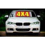 Factory wholesale windshield banners for cars 4X4 with high quality and any size