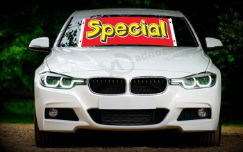 Factory wholesale custom windshield banners and decals special