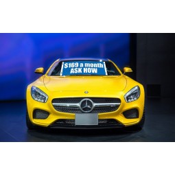 Factory wholesale custom high-end vinyl windshield banners 169 with high quality and any size