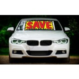 Factory wholesale custom windshield banners and decals save with high quality and any size