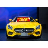 Factory wholesale custom high-end auto windshield banners 189a with high quality and any size