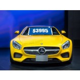 Reflective windshield banners for cars 3995